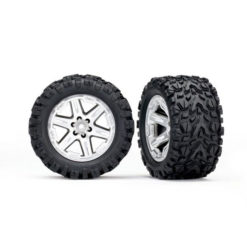 ROUES MONTEES COLLEES RXT CHROMEES SATIN TALON X2 (6773R)
