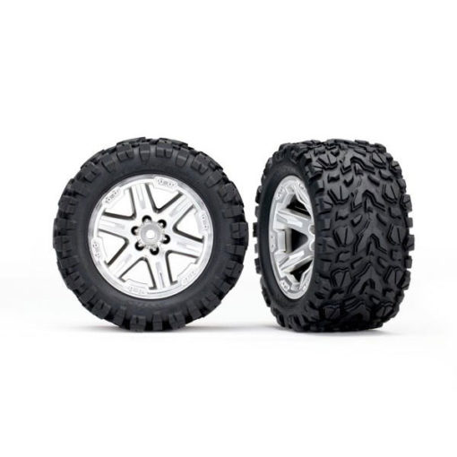 ROUES MONTEES COLLEES RXT CHROMEES SATIN TALON X2 (6773R)