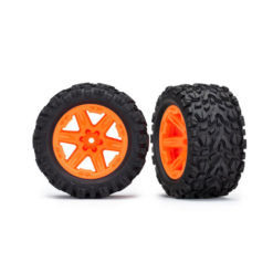 ROUES MONTEES COLLEES RXT ORANGES TALON X2 (6773A)