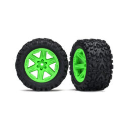ROUES MONTEES COLLEES RXT VERTES TALON X2 (6773G)