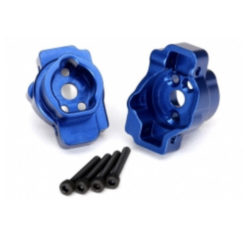 SUPPORT AXE DE TRANSMISSION ALU ANODISE BLEU X2 (8256X)