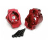 SUPPORT AXE DE TRANSMISSION ALU ANODISE ROUGE X2 (8256R)