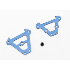 SUPPORTS ALU DE TIRANTS ANODISES BLEU AVANT ET ARRIERE (2) (7023)