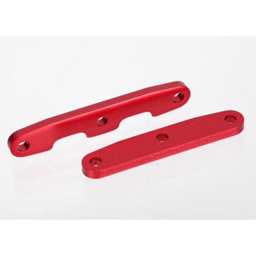 SUPPORTS ALU DE TIRANTS ANODISES ROUGE AVANT ET ARRIERE (2) (6823R)