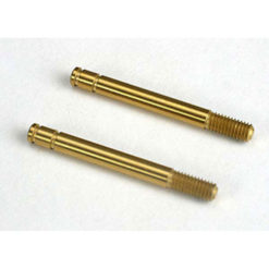 TIGE D'AMORTISSEURS AVANT 29MM TRAITE ACIER + COUCHE TITANE (2) (4261T)