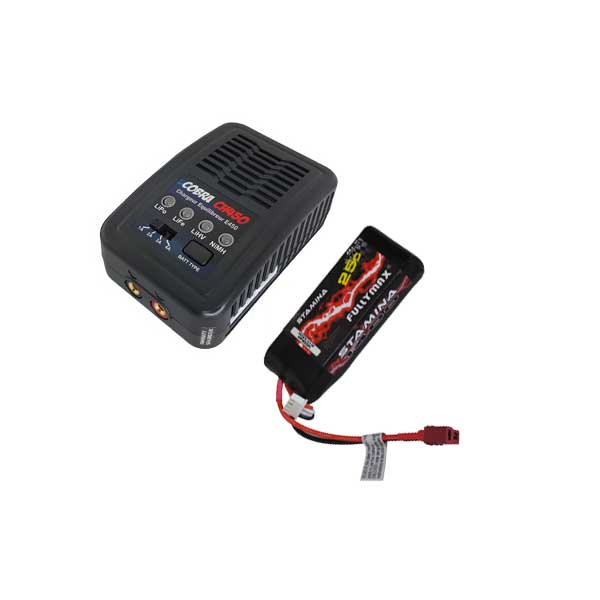 TRAXXAS PACK CHARGEUR COBRA E450 + LIPO 3S 1400MAH - MRC