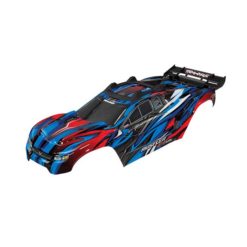 CARROSSERIE RUSTLER 4X4 VXL PEINTE ET DECOREE BLEUE (6717A)
