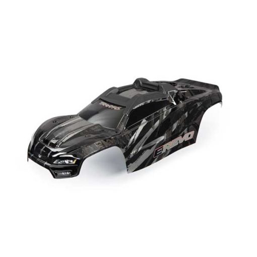 CARROSSERIE E-REVO 2 PEINTE ET DECOREE NOIRE (8611R)