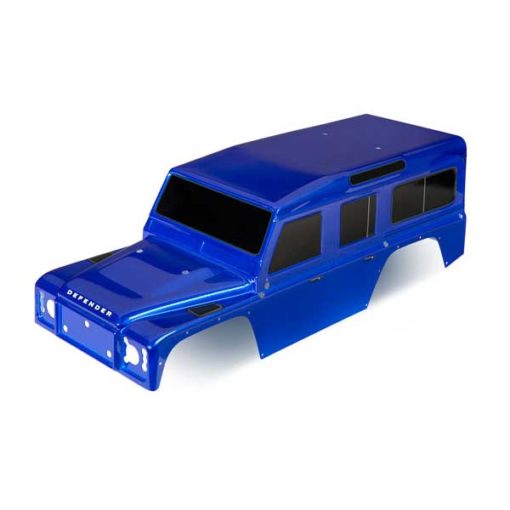 CARROSSERIE LAND ROVER DEFENDER BLEU PEINTE ET DECOREE (8011T)