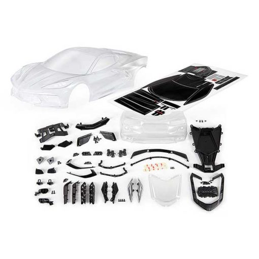 CARROSSERIE TRANSPARENTE CHEVROLET CORVETTE STINGRAY + ACCESSOIRES