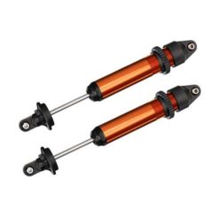 AMORTISSEURS GTX ALU ANODISE ORANGE ASSEMBLES (SANS RESSORTS) (X2) (7761T)