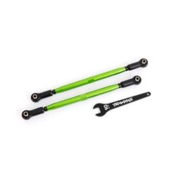 BIELLETTES ALU 7075-T6 ANODISEES VERTES  (2) X-MAXX WIDEMAXX