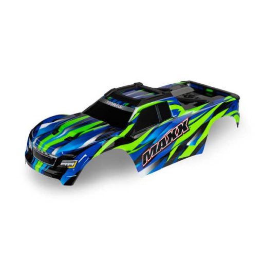 CARROSSERIE WIDEMAXX PEINTE ET DECOREE VERTE (8918G)