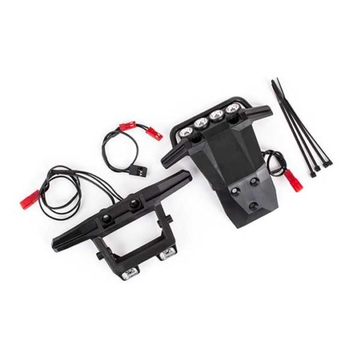 KIT COMPLET LED AVEC PARECHOCS AV/AR POUR RUSTLER 4X4 (6793)