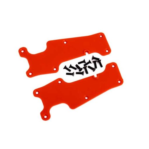 PLAQUES PROTECTIONS DE TRIANGLES AVANTS ROUGES - SLEDGE (9633R)
