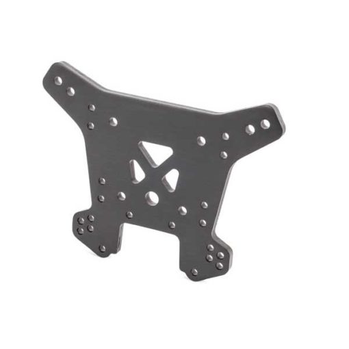 SUPPORT D'AMORTISSEURS ARRIERE ALU GRIS - SLEDGE (9538A)