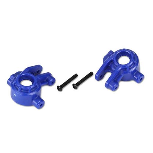 FUSEES DE DIRECTION GAUCHE/DROITE RENFORCEES BLEUES (X2) (POUR 9080) (9037X)