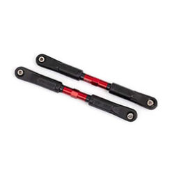 BIELLETTES DE CARROSSAGE AVANT ALU ANODISEES ROUGES (X2) - SLEDGE (9547R)