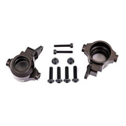 FUSEES DE DIRECTION GAUCHE / DROIT ALU ANODISEES NOIRES - SLEDGE (X2) (9635A)
