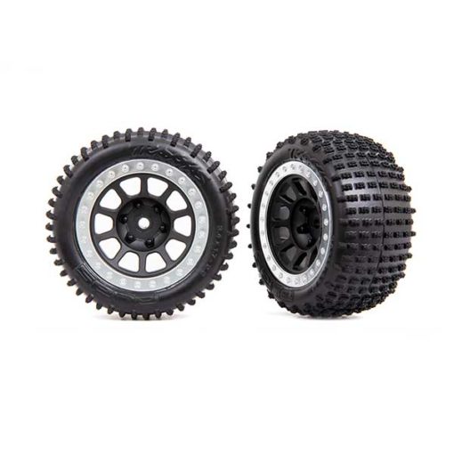 ROUES ARRIERE MONTEES MEDIUM ALIAS 2.2 SATIN CHROMEES POUR BANDIT (2) (2470G)