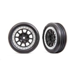 ROUES AVANT MONTEES MEDIUM ALIAS 2.2 SATIN CHROMEES POUR BANDIT (2) (2471G)
