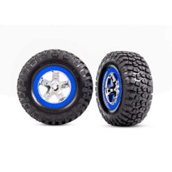 ROUES MONTEES COLLEES BF GOODRICH BLEUES POUR 4X4 AV/ARR 4X2 ARR (2) (5867A)