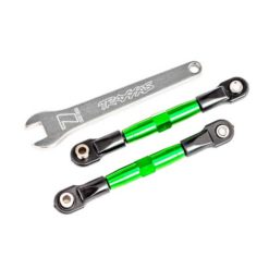 BIELLETTES DE CARROSSAGE AVANT ALU ANODISEES VERTES (X2) (2444G)