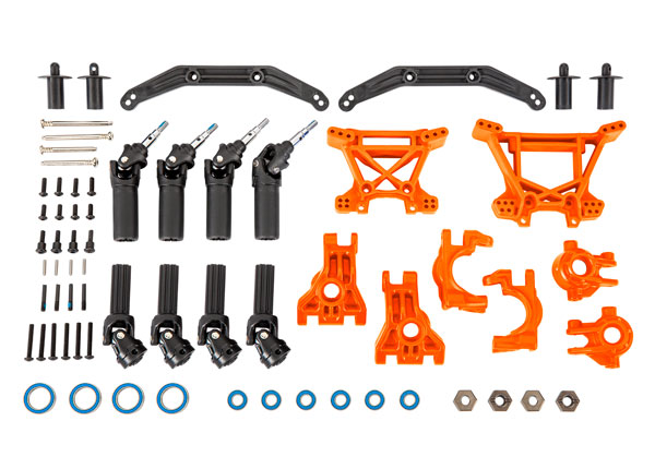 Traxxas 8918P Carrosserie Jaune Complet pour Maxx V2 Étape 352