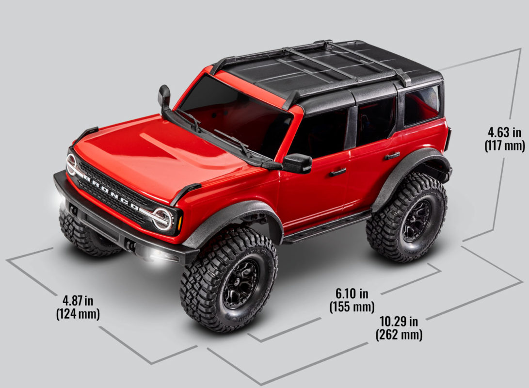 Traxxas TRX-4M Ford Bronco Bleu 1/18 - 97074-1-BLUE