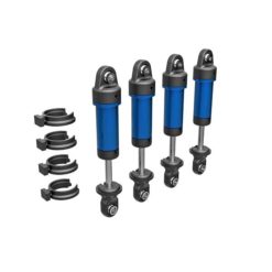 AMORTISSEURS ALU ANODISES BLEUS (X4) - TRX-4M (9764-BLUE)