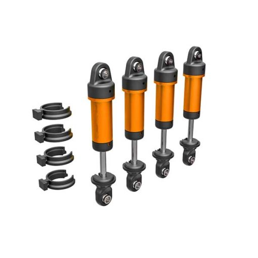 AMORTISSEURS ALU ANODISES ORANGES (X4) - TRX-4M (9764-ORNG)