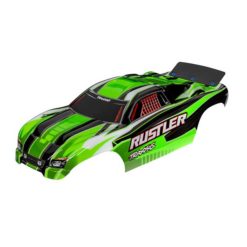 CARROSSERIE RUSTLER PEINTE ET DECOREE VERTE (3750G)