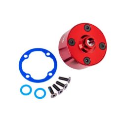 CORPS DE DIFFERENTIEL ALU ANODISE ROUGE - SELDGE (9581R)