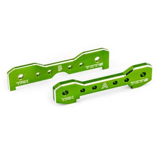 SUPPORTS ALU (7075-T6) DE TIRANTS AVANT ANODISES VERT (X2) - SLEDGE (9629G)