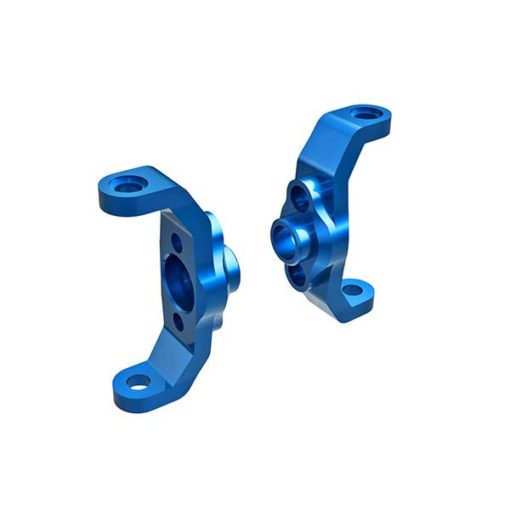 ETRIERS DE FUSEES ANODISES BLEUS GAUCHE ET DROIT - TRX4-M (9733-BLUE)