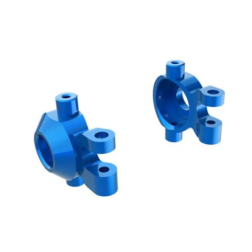 FUSEES DE DIRECTION GAUCHE / DROIT ALU ANODISEES BLEUES (X2) - TRX-4M (9737-BLUE)