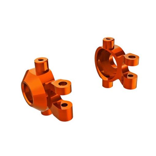 FUSEES DE DIRECTION GAUCHE / DROIT ALU ANODISEES ORANGE (X2) - TRX-4M (9737-ORNG)