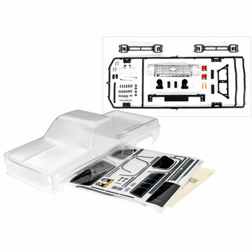 CARROSSERIE TRANSPARENTE CHEVROLET K10 TRUCK (1979) + ACCESSOIRES