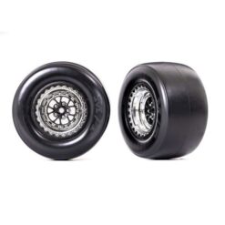 ROUES MONTEES COLLEES ARRIERES CHROMEES SPECIAL BURNOUTS (2)