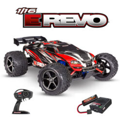 E-REVO 4X4 1/16 BRUSHED AVEC ACCUS / CHARGEUR