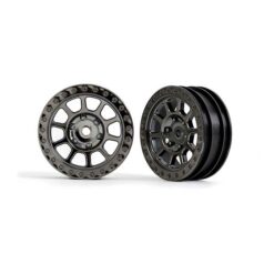 JANTES AVANTS 2.2 CHROMEES NOIRES POUR BANDIT (X2) (2481A)