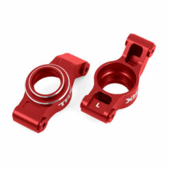 FUSEES ARRIERES GAUCHE/DROITE ANODISEES ROUGES - X-MAXX/XRT