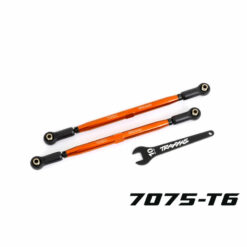 BIELLETTES ALU ANODISEES ORANGES X-MAXX WIDEMAXX (X2)