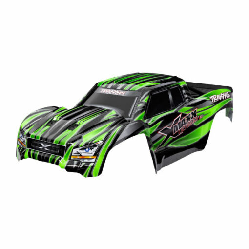 CARROSSERIE X-MAXX ULTIMATE VERTE PEINTE ET DECOREE