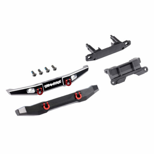 PARE CHOCS ALU ANODISES NOIRS AVANT/ARRIERE POUR BRONCO - TRX-4M (9735X)