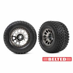 ROUES MONTEES COLLEES GRAVIX CEINTURE XRT CHROMEES NOIRES (2) (7862X)