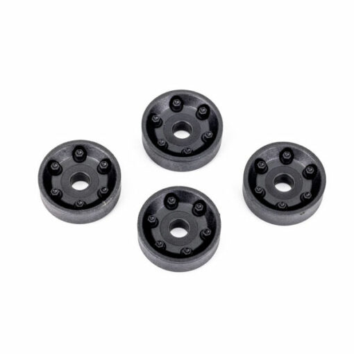 RONDELLES DE ROUES NOIRES (X4) - MAXX SLASH (10257)