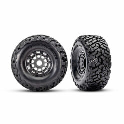 ROUES MONTEES COLLEES  MAXX SLASH CEINTURE GRISES (2) (10272-GRAY)