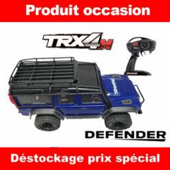 VOITURE TRX-4M LAND ROVER DEFENDER 1/18 AVEC BATTERIE/CHARGEUR 97054-1-BLUE TRAXXAS