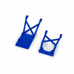 PLAQUES DE PROTECTION AVANT ET ARRIERE BLEUES (2) (3623-BLUE)